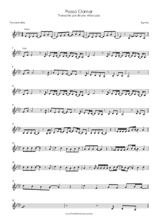 Eyshila Posso Clamar score for Trumpet