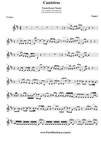 Fagner Canteiros score for Violin