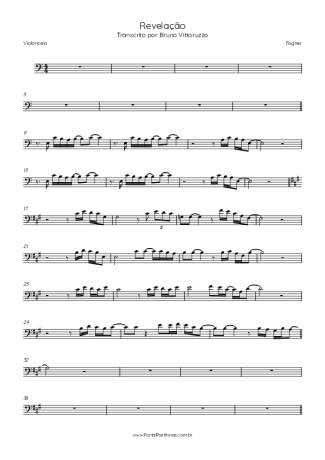 Fagner Revelação score for Cello