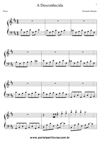 Fernando Mendes  score for Piano