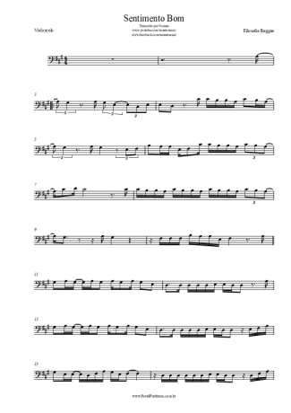 Filosofia Reggae  score for Cello