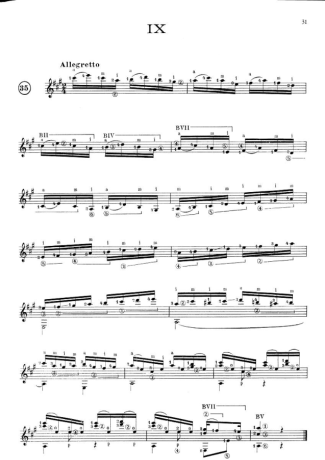 Francisco Tárrega Prelúdio IX score for Acoustic Guitar