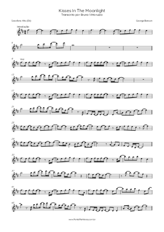 George Benson  score for Alto Saxophone