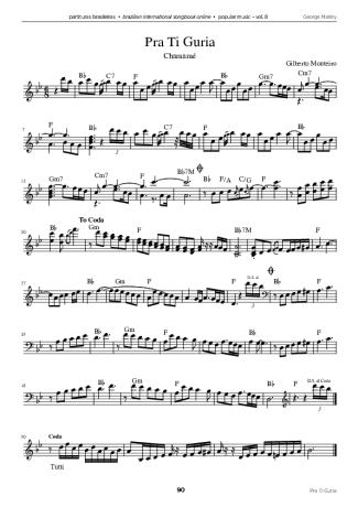 Gilberto Monteiro Pra Ti Guria score for Accordion
