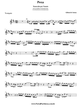 Gilson de Souza Poxa score for Trumpet