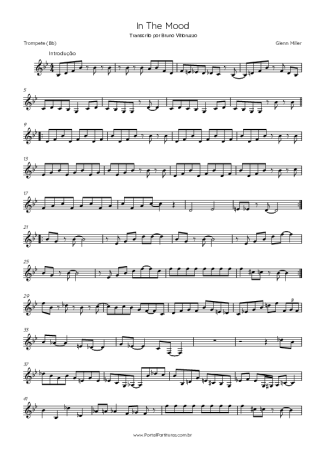 Glenn Miller In The Mood score for Trumpet