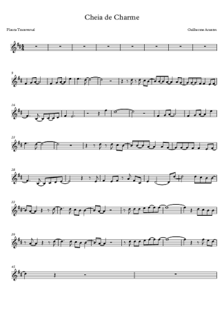 Guilherme Arantes Cheia de Charme score for Flute