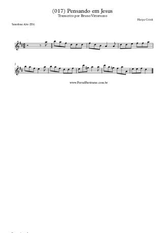Harpa Cristã  score for Alto Saxophone