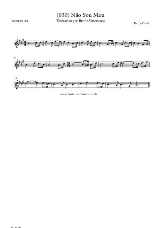 Harpa Cristã (030) Não Sou Meu score for Trumpet
