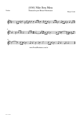 Harpa Cristã  score for Violin