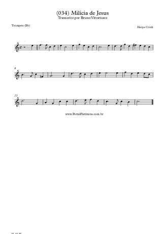 Harpa Cristã  score for Trumpet