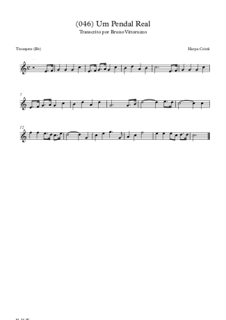 Harpa Cristã (046) Um Pendão Real score for Trumpet