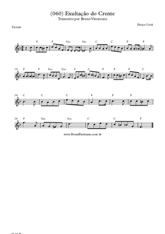 Harpa Cristã  score for Keyboard