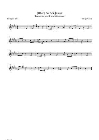Harpa Cristã (062) Achei Jesus score for Trumpet