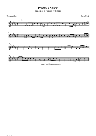 Harpa Cristã (066) Pronto A Salvar score for Trumpet