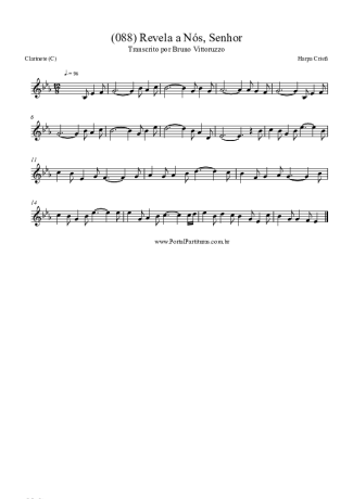 Harpa Cristã (088) Revela A Nós Senhor score for Clarinet (C)