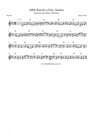 Harpa Cristã (088) Revela A Nós Senhor score for Keyboard