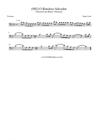 Harpa Cristã (092) O Bondoso Salvador score for Trombone