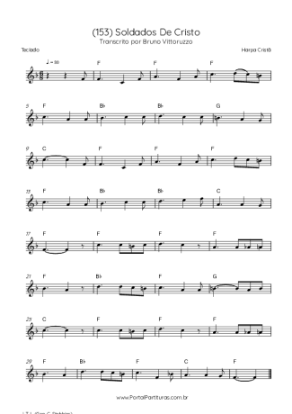 Harpa Cristã (153) Soldados De Cristo score for Keyboard