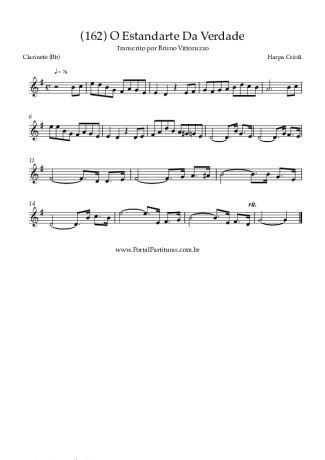 Harpa Cristã (162) O Estandarte Da Verdade score for Clarinet (Bb)