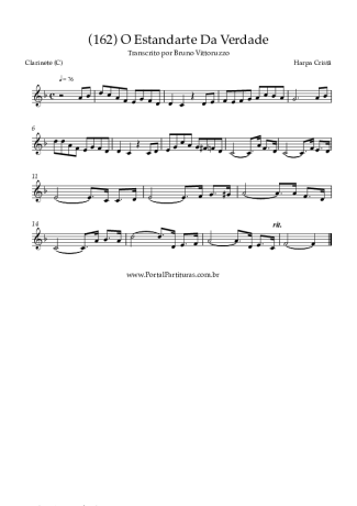 Harpa Cristã (162) O Estandarte Da Verdade score for Clarinet (C)