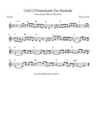 Harpa Cristã (162) O Estandarte Da Verdade score for Keyboard
