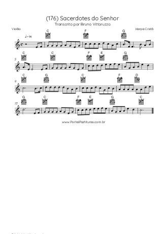 Harpa Cristã (176) Sacerdotes Do Senhor score for Acoustic Guitar
