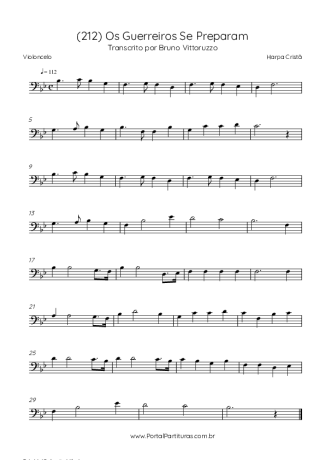 Harpa Cristã  score for Cello