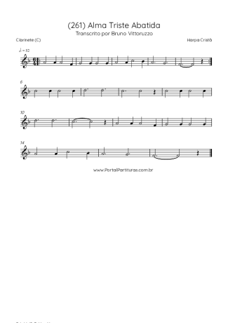 Harpa Cristã  score for Clarinet (C)