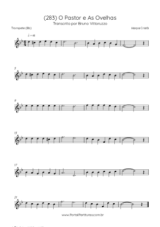 Harpa Cristã (283) O Pastor E As Ovelhas score for Trumpet