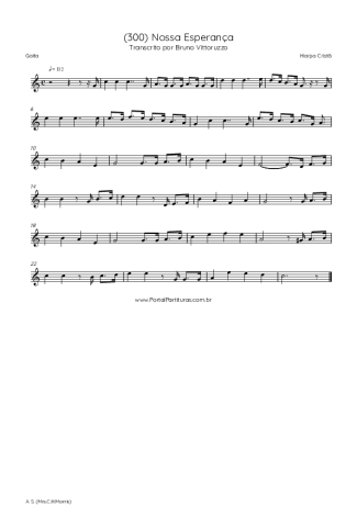 Harpa Cristã (300) Nossa Esperança score for Harmonica
