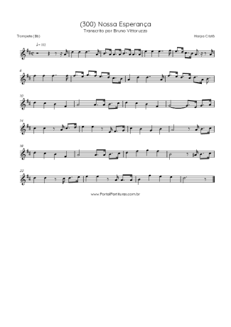Harpa Cristã (300) Nossa Esperança score for Trumpet