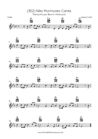 Harpa Cristã  score for Acoustic Guitar