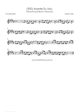 Harpa Cristã (310) Avante Eu Vou score for Trumpet