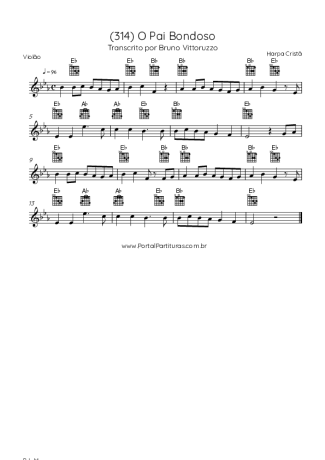 Harpa Cristã (314) O Pai Bondoso score for Acoustic Guitar