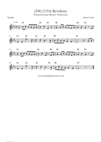Harpa Cristã (314) O Pai Bondoso score for Keyboard