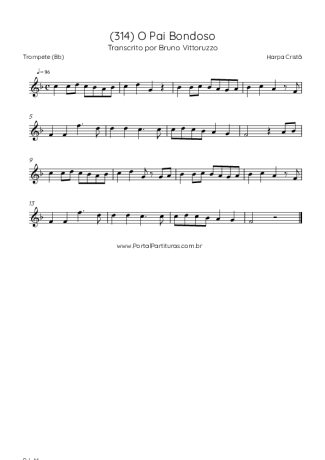 Harpa Cristã (314) O Pai Bondoso score for Trumpet