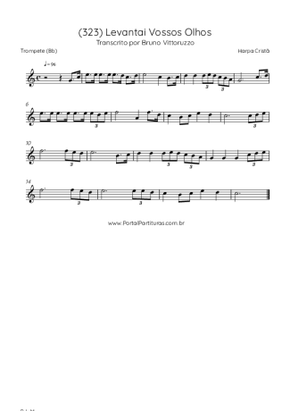 Harpa Cristã (323) Levantai Vossos Olhos score for Trumpet