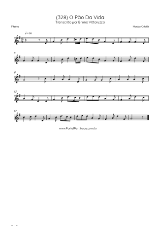 Harpa Cristã (328) O Pão Da Vida score for Flute