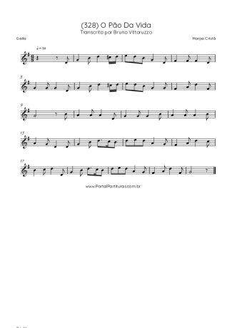 Harpa Cristã (328) O Pão Da Vida score for Harmonica