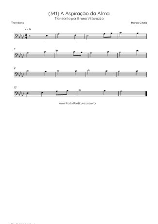 Harpa Cristã (341) A Aspiração Da Alma score for Trombone
