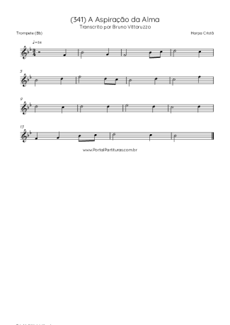 Harpa Cristã (341) A Aspiração Da Alma score for Trumpet