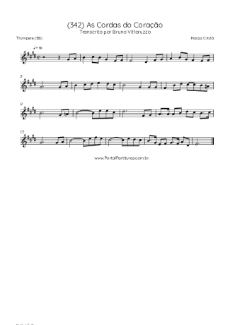 Harpa Cristã (342) As Cordas Do Coração score for Trumpet