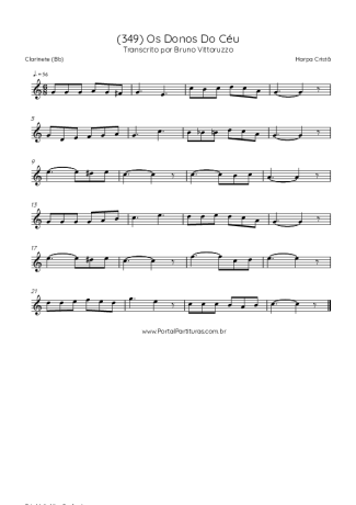 Harpa Cristã  score for Clarinet (Bb)