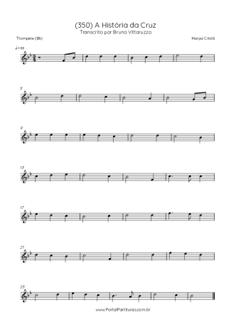 Harpa Cristã (350) A História Da Cruz score for Trumpet