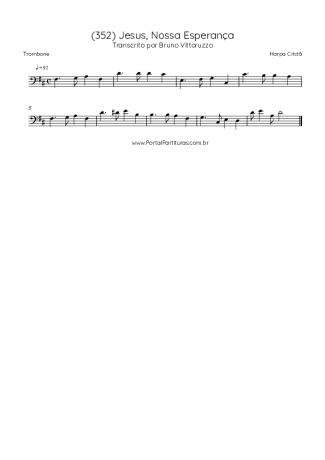 Harpa Cristã  score for Trombone