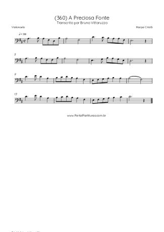 Harpa Cristã  score for Cello
