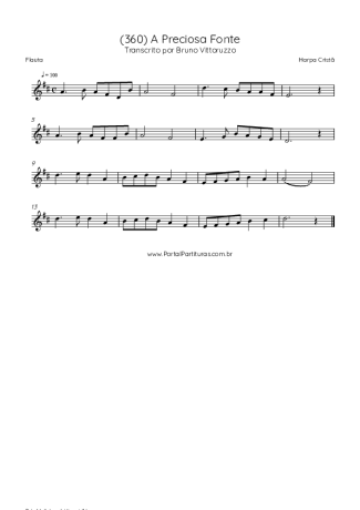 Harpa Cristã  score for Flute