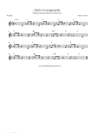 Harpa Cristã  score for Keyboard