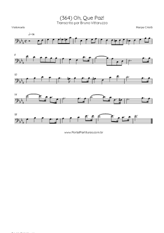 Harpa Cristã  score for Cello
